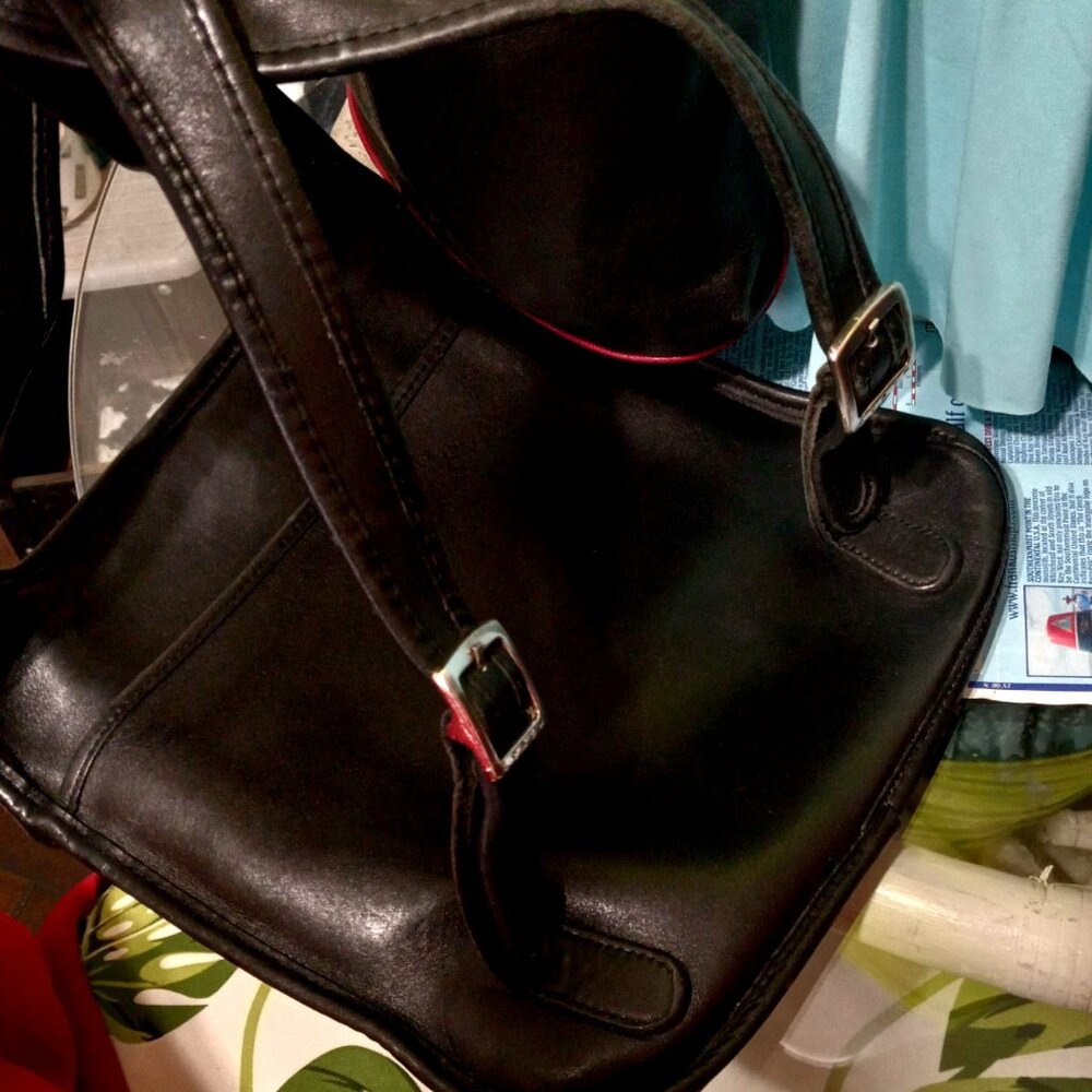 COACH ERGO Black leather Slim backpack 9405 - Picture 5 of 7